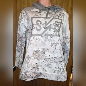 SHE Outdoor Tundra Camouflage Hoodie Sweatshirt Unisex Size S Small